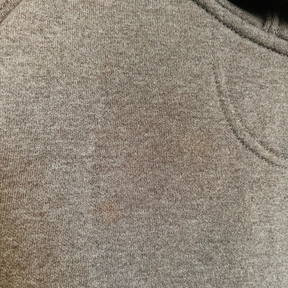 Carhartt K288 Logo Sweatshirt Gray SZ 2XL Hooded Front Pocket Workwear Logo - Picture 10 of 13